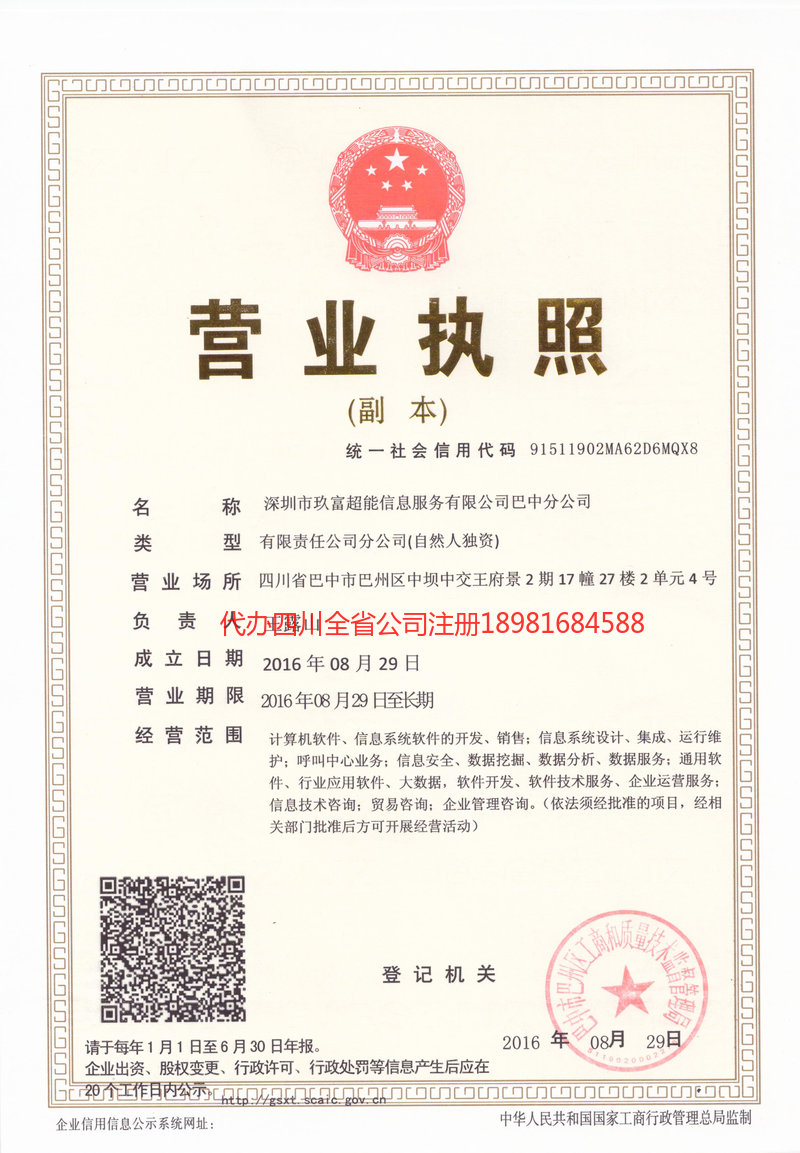 攀枝花攀枝花玖富超能信息服务有限公司